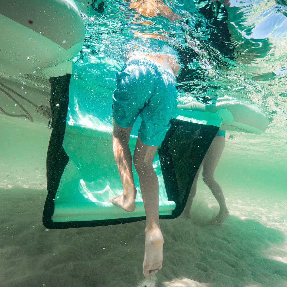 Inflatable Water Access Ladder, Portable Floating Swim Step for Boats, Docks Water Adventures