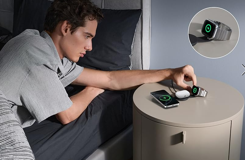 Foldable Wireless Charging Station for Multiple Devices