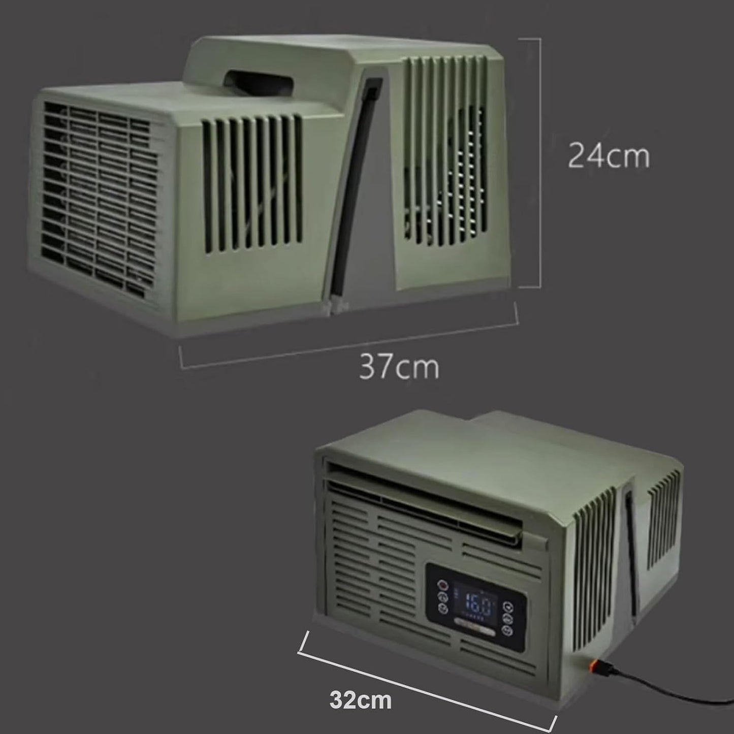 Portable Smart Air Conditioner, Compact Cooling Unit with Remote Control Sleep Mode for Home, Office Travel