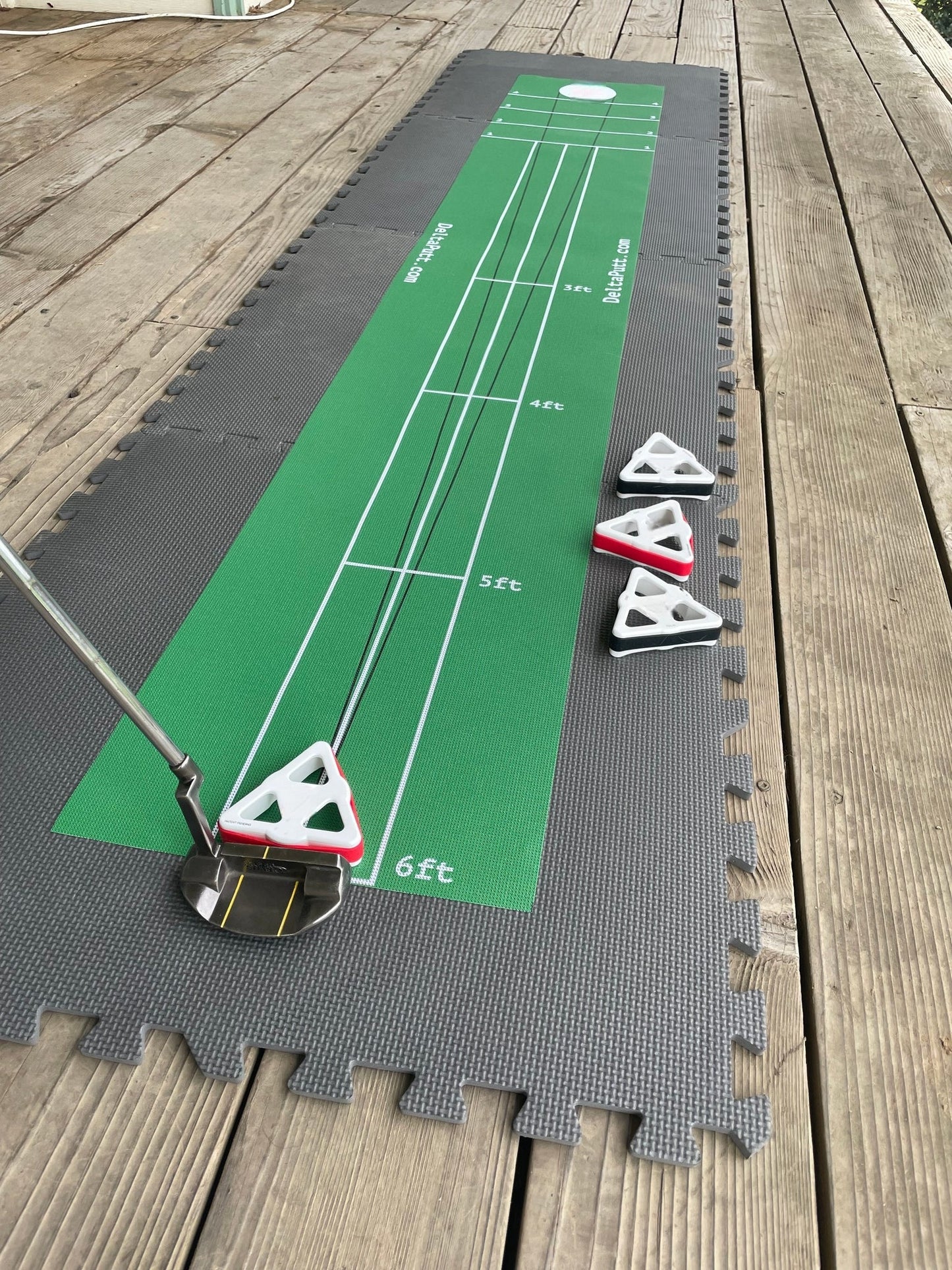 Golf Putting Trainer – Practice Putt Mat for Home Office
